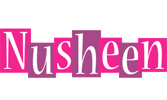 Nusheen whine logo