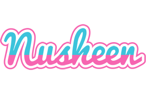 Nusheen woman logo