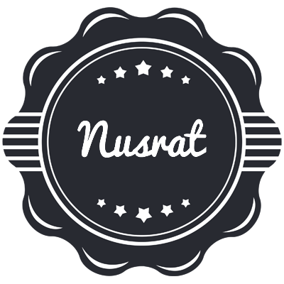 Nusrat badge logo