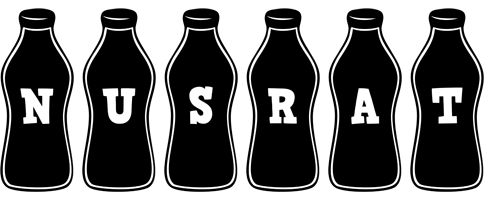 Nusrat bottle logo