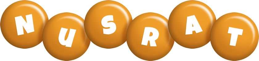 Nusrat candy-orange logo