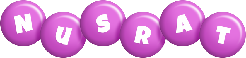 Nusrat candy-purple logo