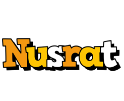 Nusrat cartoon logo