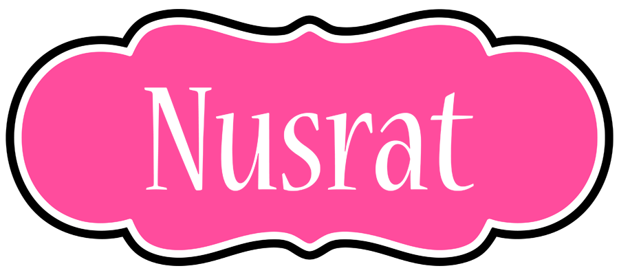 Nusrat invitation logo