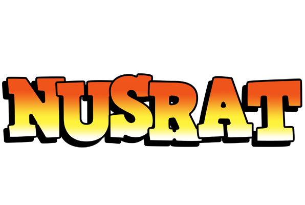 Nusrat sunset logo