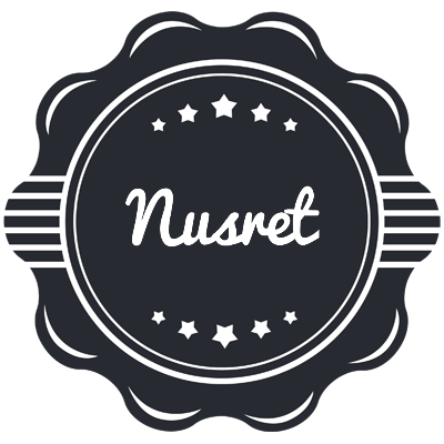 Nusret badge logo