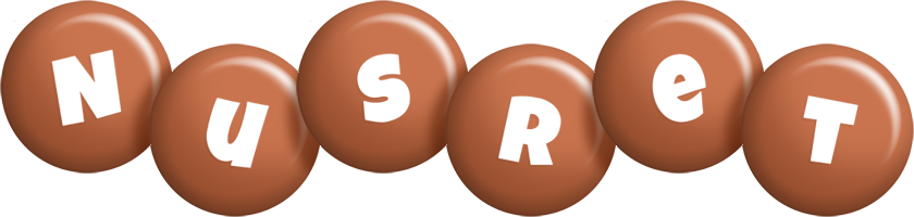 Nusret candy-brown logo