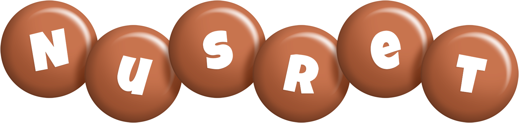 Nusret candy-brown logo