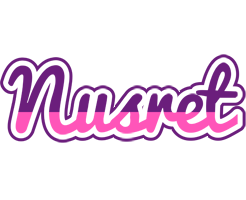 Nusret cheerful logo