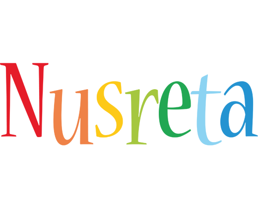 Nusreta birthday logo