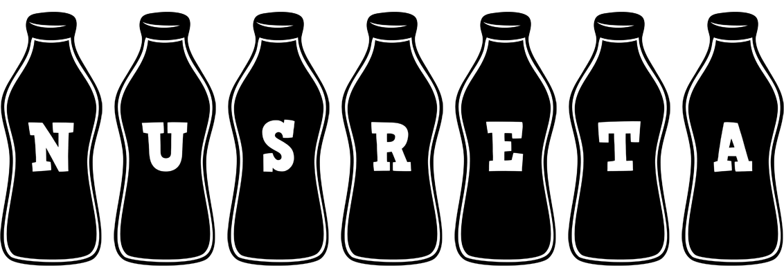 Nusreta bottle logo