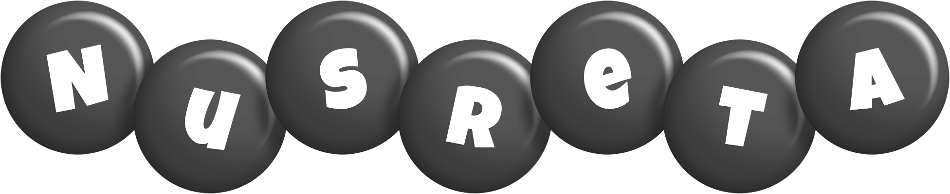 Nusreta candy-black logo