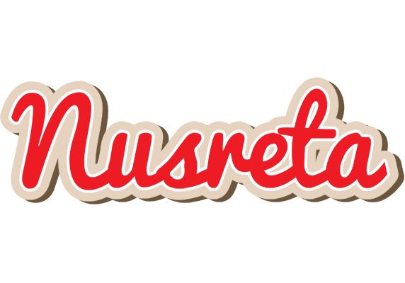 Nusreta chocolate logo