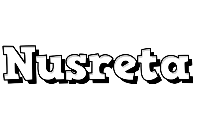 Nusreta snowing logo