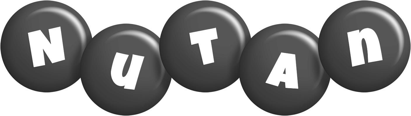 Nutan candy-black logo