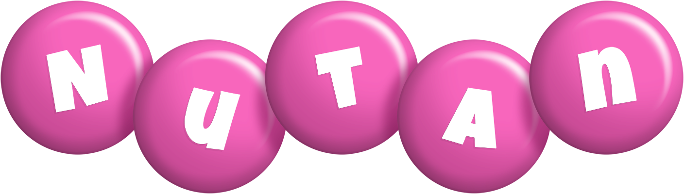 Nutan candy-pink logo