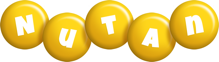 Nutan candy-yellow logo
