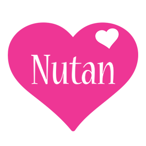 Nutan love-heart logo