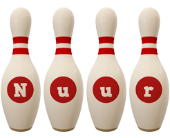 Nuur bowling-pin logo