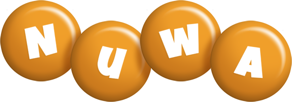 Nuwa candy-orange logo