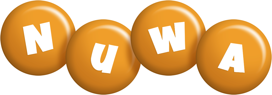 Nuwa candy-orange logo
