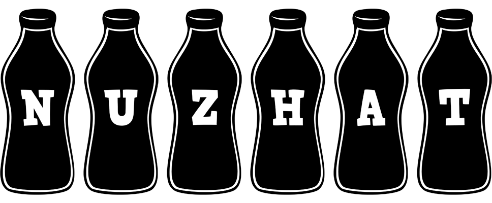 Nuzhat bottle logo