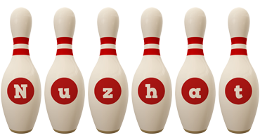 Nuzhat bowling-pin logo