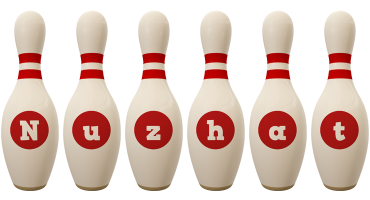 Nuzhat bowling-pin logo