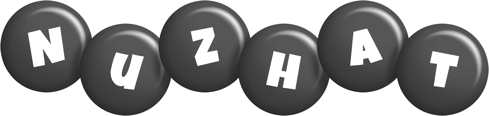 Nuzhat candy-black logo