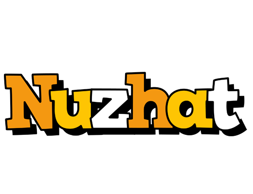 Nuzhat cartoon logo