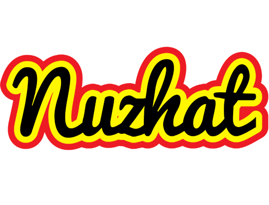 Nuzhat flaming logo