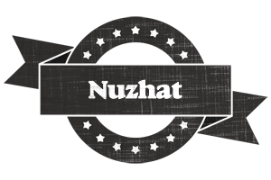 Nuzhat grunge logo