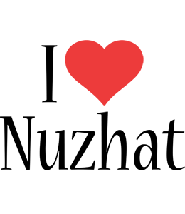 Nuzhat i-love logo