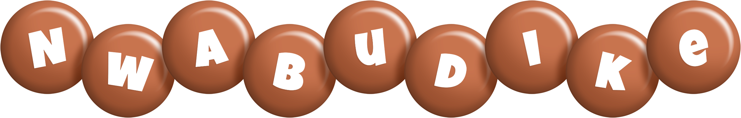 Nwabudike candy-brown logo