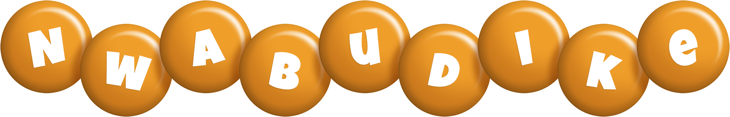 Nwabudike candy-orange logo