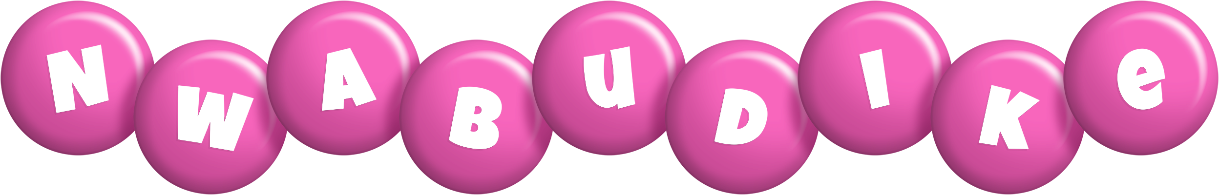 Nwabudike candy-pink logo