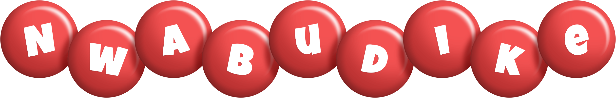 Nwabudike candy-red logo
