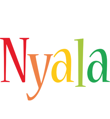 Nyala birthday logo