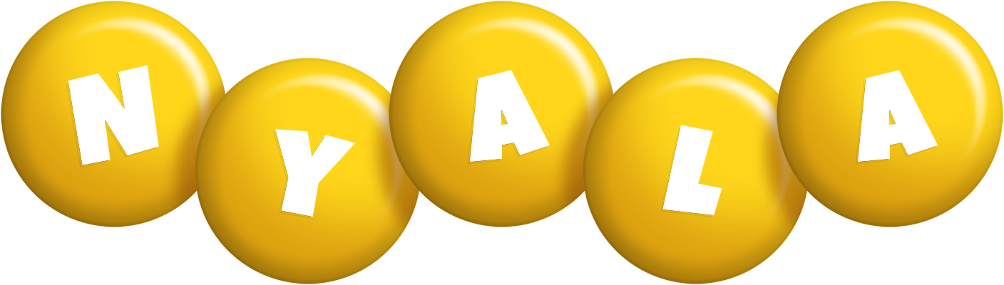 Nyala candy-yellow logo