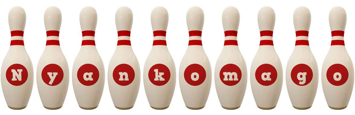 Nyankomago bowling-pin logo