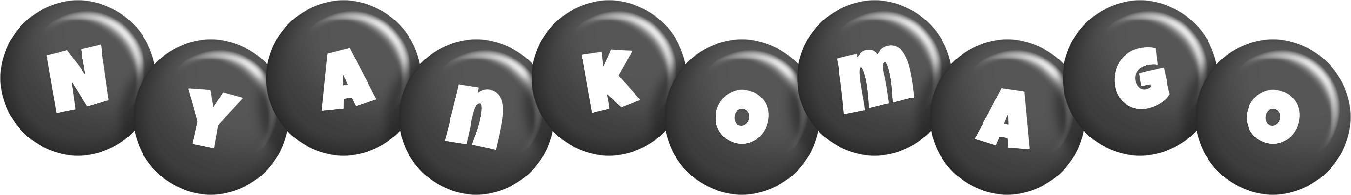 Nyankomago candy-black logo