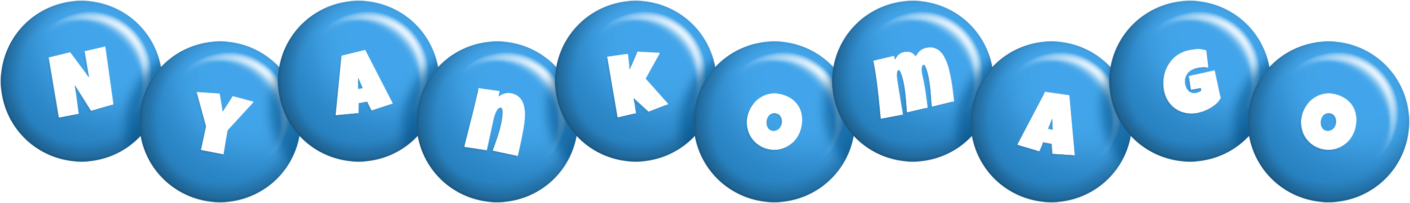 Nyankomago candy-blue logo