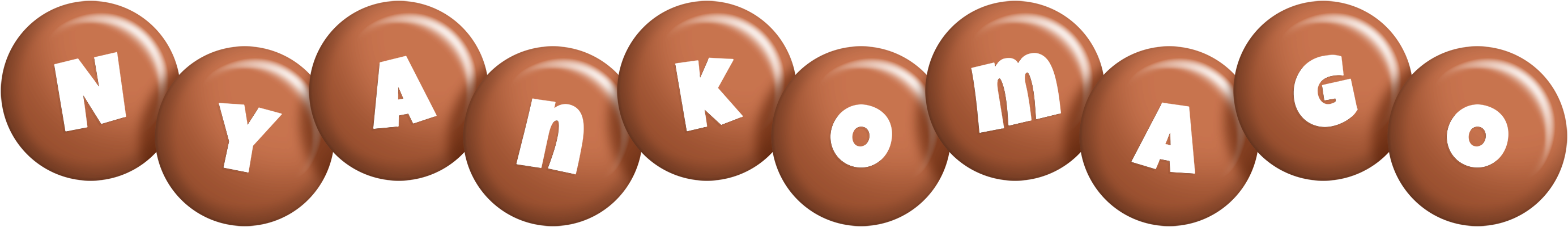 Nyankomago candy-brown logo