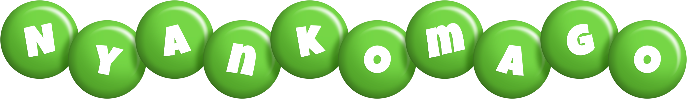 Nyankomago candy-green logo