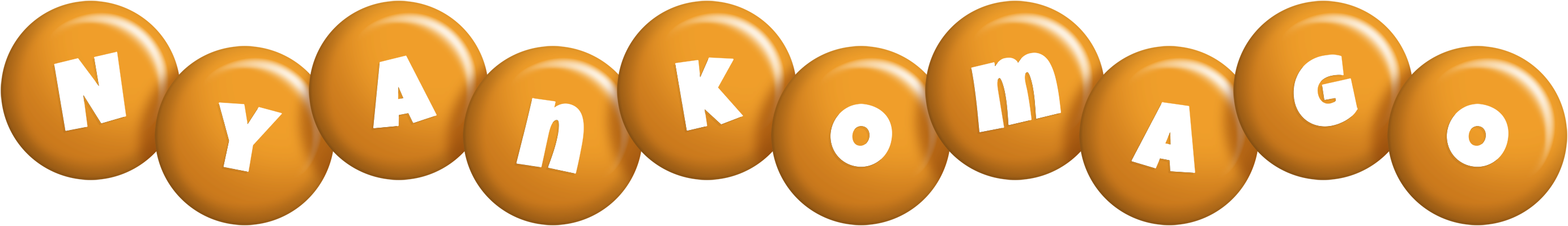 Nyankomago candy-orange logo