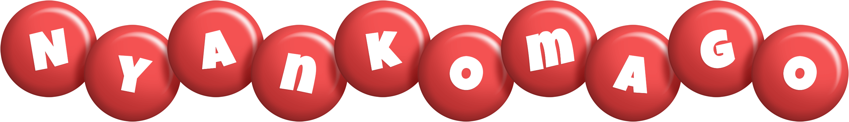 Nyankomago candy-red logo