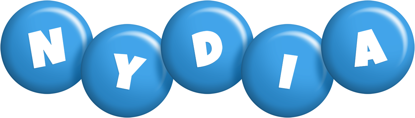 Nydia candy-blue logo