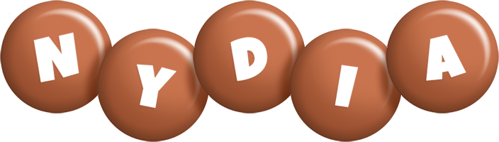 Nydia candy-brown logo