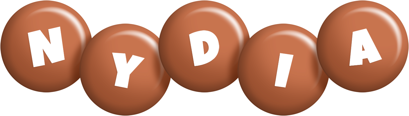 Nydia candy-brown logo