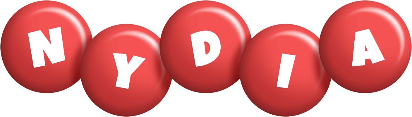 Nydia candy-red logo